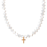 Shell cross necklace_I002