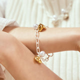 Bracelet_heart pierce _pearl cat_F044,F144