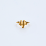 Heart pixel ring plate_N002,N102