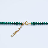 Ball malachite necklace_N025