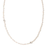 Pistil pearl short necklace_H011