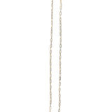 Collier long chaîne carrée_K10_E005