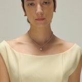 Necklace_flower charm_F018