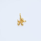 Necklace_dogs charm_K24gp_F111