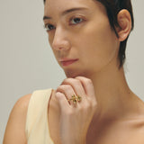 Ring_dogs charm_long_K24gp_F113