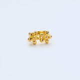 Ring_flower charm_K24gp_F120