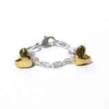 Bracelet_heart pierce _pearl cat_F044,F144