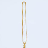 Necklace_star charm_K24gp_F106