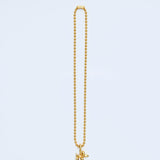 Necklace_dogs charm_K24gp_F111