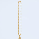 Necklace_flower charm_K24gp_F118
