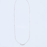 Pistil pearl long necklace_H010
