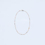 Pistil pearl short necklace_H011