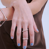 Square pair ring_H017