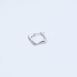 Square hoop pierce_H019