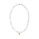 Shell cross necklace_I002