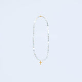 Shell cross necklace_I002