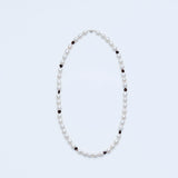 Heart pearl necklace_I005