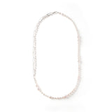 Pearl double chain necklace_I006