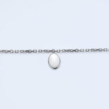 Oval coin necklace_I013,I113
