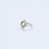 Frame stone ring_I039
