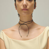 Collier en cuir_long_H003