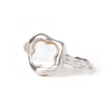 Shell flower ring_L046