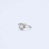 Shell flower ring_L046