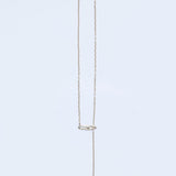 Comet lariat necklace＿M003