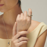 New Moonring silver ring_M013