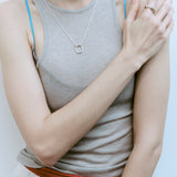 New Moonring silver ring_M013