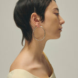 New Moonring silver pierce_M015