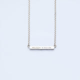 Bar pixel necklace_N005