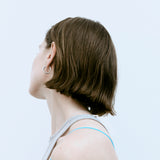 Bold thin hoop pierce_N009