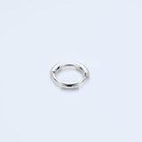 Bold thin hoop pierce_N009