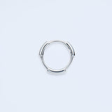 Bold thin hoop ring_N010