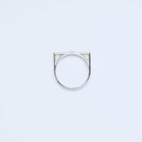 DIA sharp circle ring_N014