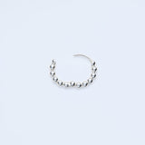 Ball chain hoop pierce_N017