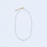 Ball moonstone necklace_N027