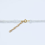 Ball moonstone necklace_N027