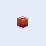 square earing back,carnelian_N035