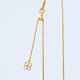 Heart pixel necklace_K24gp,K18_N101